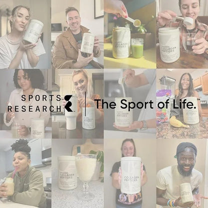 Sports Research Multi Collagen Protein Powder 5 Types 30 Servings