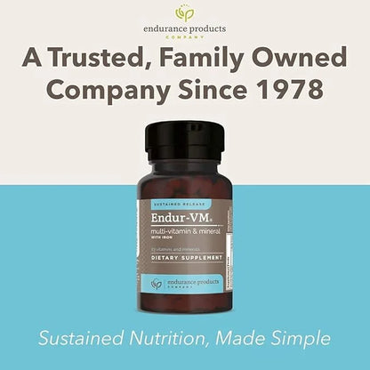 ENDUR -VM with Iron, Daily Multi-Vitamin B12, Calcium 150 Tablets