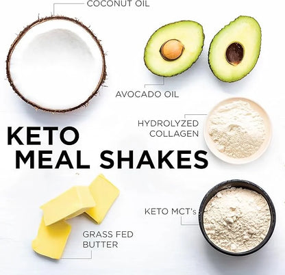 Keto Science Ketogenic Meal Shake Vanilla Dietary Supplement, Rich in MCTs and Protein, Packed with Collagen, Vitamins and...