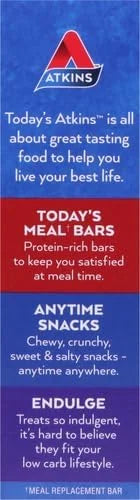 Atkins Chocolate Crème Protein Wafer Crisps, Protein Dessert, 4g Net Carb, 1g Sugar, High in Fiber, Keto Friendly, 5 Count...