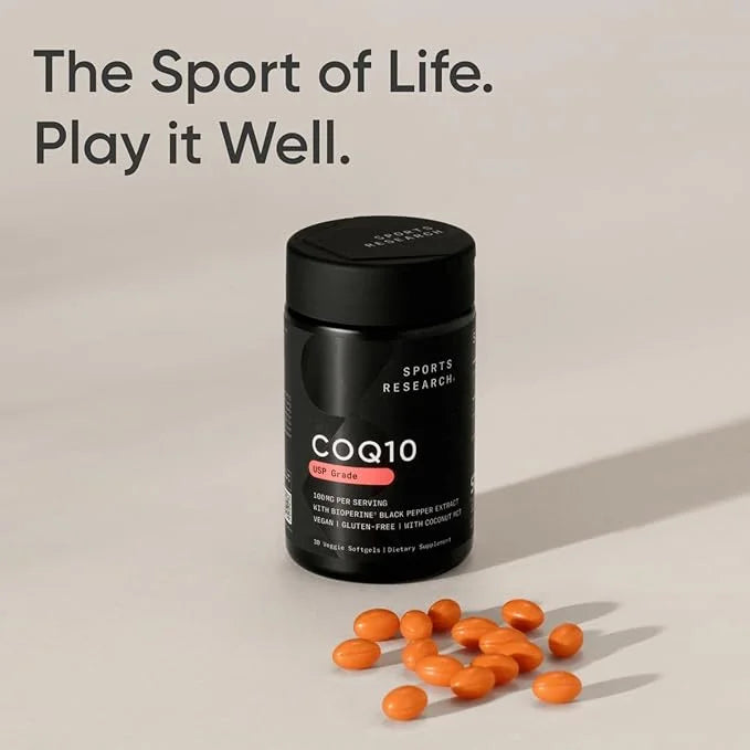 Sports Research Vegan CoQ10 100mg 30 Count