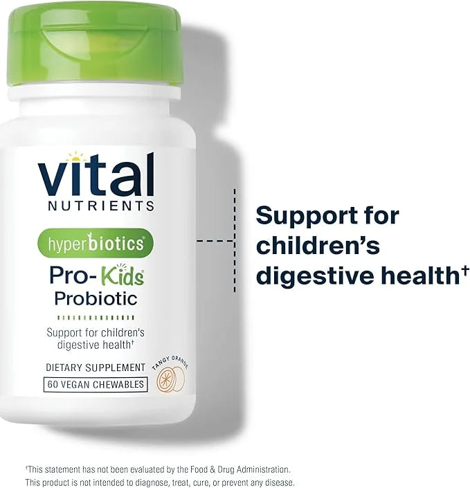 Hyperbiotics Vital Nutrients Pro Kids Probiotic | Allergen-Free Toddler Probiotics for Kids | Targeted Immune, Gut, and Di...