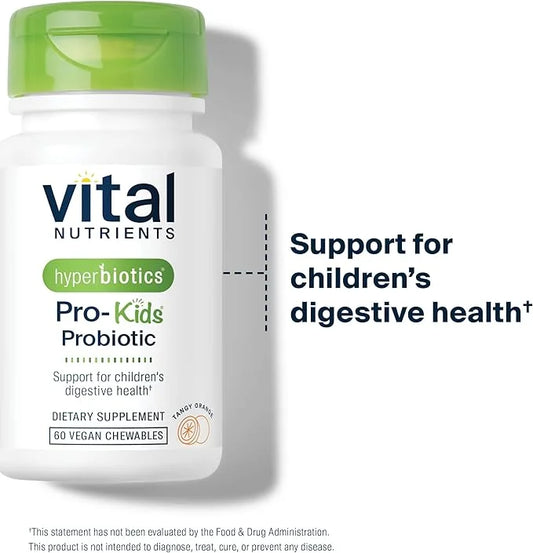 Hyperbiotics Vital Nutrients Pro Kids Probiotic | Allergen-Free Toddler Probiotics for Kids | Targeted Immune, Gut, and Di...
