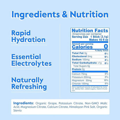 Nectar Hydration Packets - Electrolytes Powder Packets - Sugar Free & 0 Calorie - Organic Fruit Liquid Daily IV Hydrate Pa...