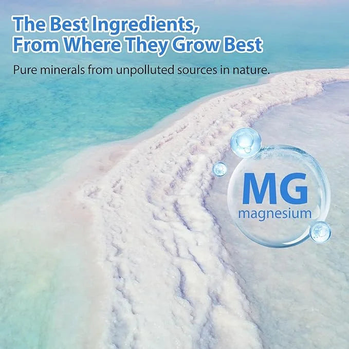 Magnesium Oil Spray - Magnesium Oil for feet - 100% Pure Magnesium Oil Spray Organic Natural Magnesium Spray - Nourish The...