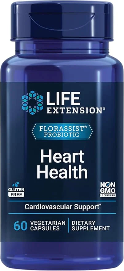 Life Extension FLORASSIST Heart Health 2.5 Billion 60 Capsules