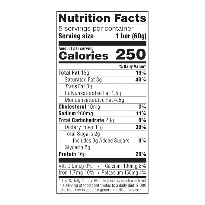 Atkins Chocolate Almond Butter Protein Meal Bar, Keto Friendly, 5 Count - Product Image