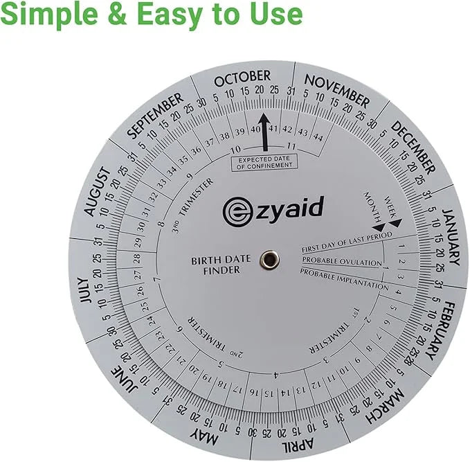 Pregnancy Wheel, OB-GYN Due Date Calculator,
