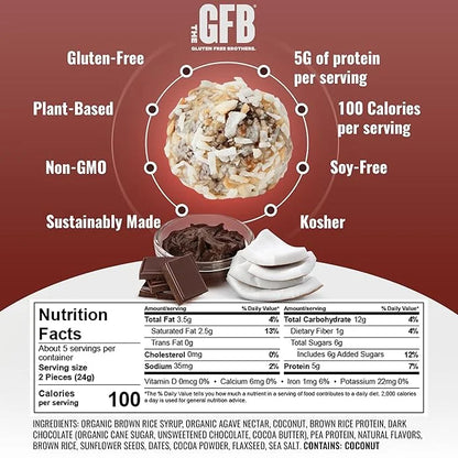 The GFB Variety Pack Protein Bites - Gluten Free, Plant Based, Non GMO, Sustainably Made – Ridiculously Tasty, Healthy, Ve...