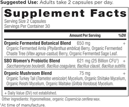 Probiotics for Women by Ancient Nutrition, 60 Ct, 25 Billion