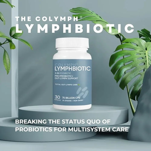 CoLymph® Lymphbiotic: 3-in-1 Synbiotic. Vegan Prebiotic,