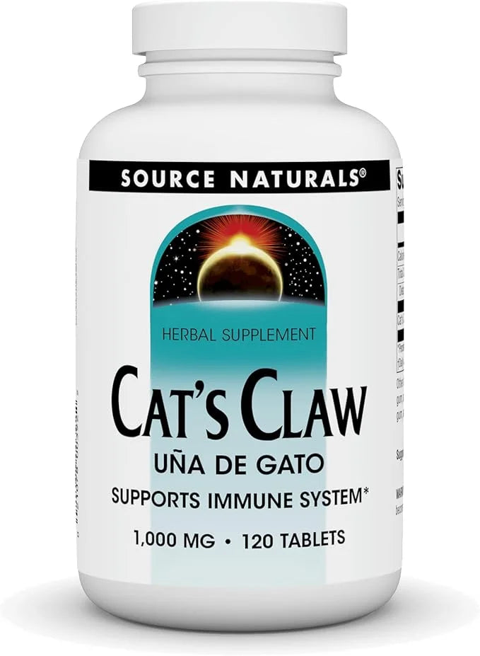 Source Naturals Cat's Claw Bark Una 1000 mg 120 Tablets