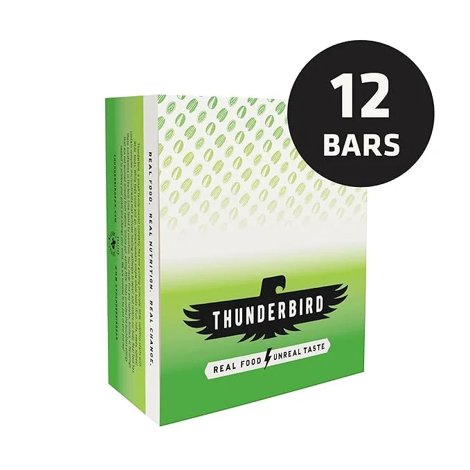 Thunderbird Bars Energy Snack, Gluten-Free with Protein, Healthy Real Food, Vegan Paleo Non-GMO, No Added Sugar, Pecan Goj...