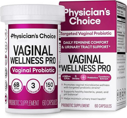 Physician's CHOICE Vaginal Probiotics for Women 6B CFU 60 CT