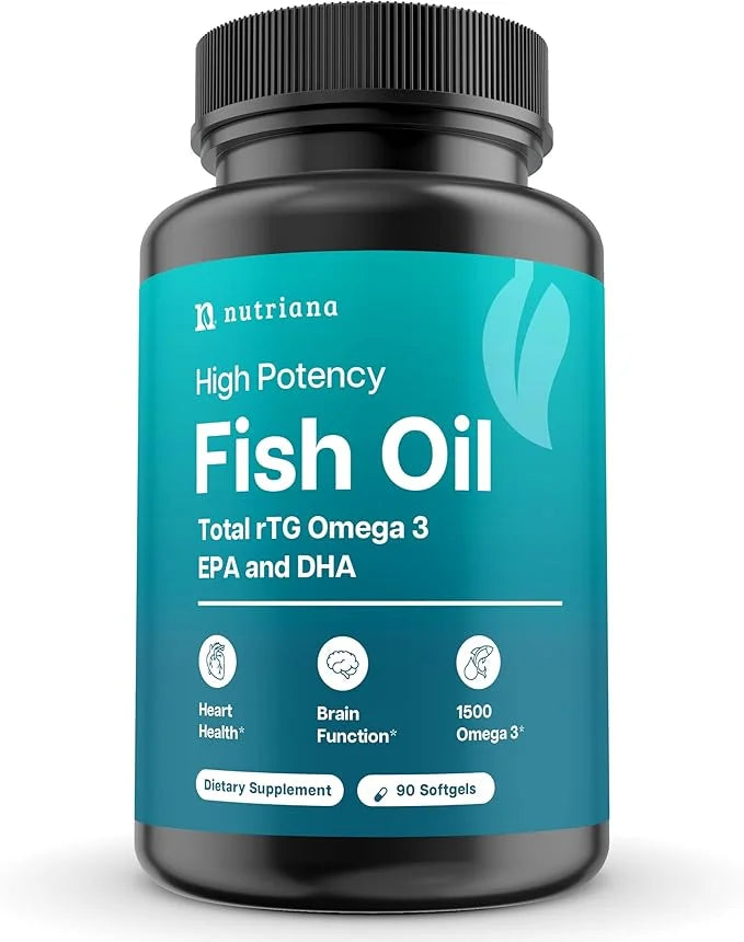 Omega 3 Fish Oil 1500mg 3 Supplement 90 Fish