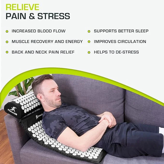 ProsourceFit Acupressure Mat and Pillow Set