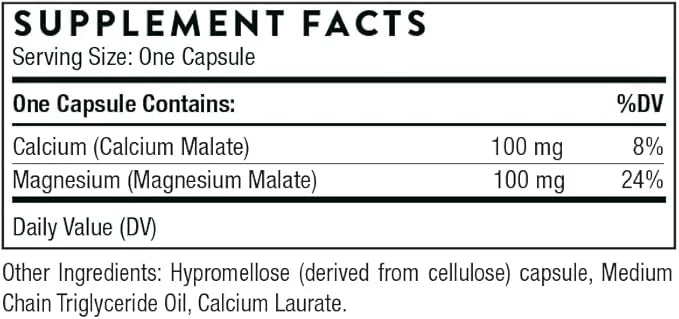 Thorne Calcium-Magnesium Malate 240 Capsules