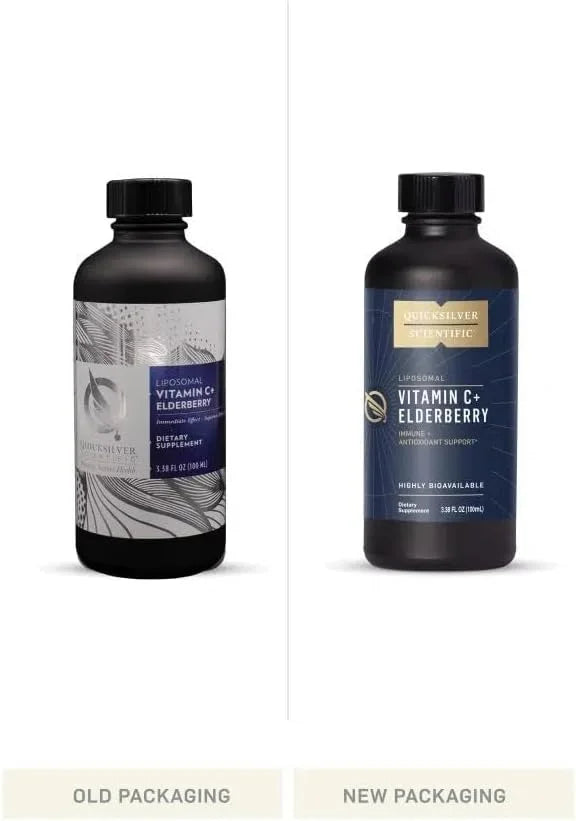 Quicksilver Scientific Liposomal Vitamin C + Elderberry 1000mg with (100ml)