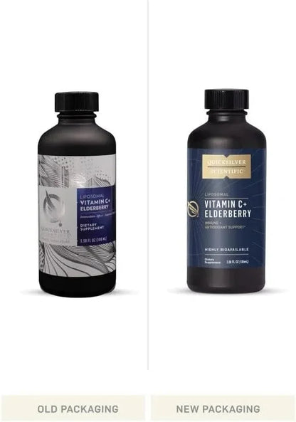 Quicksilver Scientific Liposomal Vitamin C + Elderberry 1000mg with (100ml)