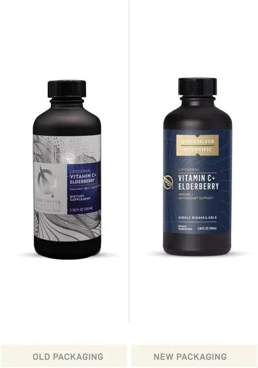 Quicksilver Scientific Liposomal Vitamin C + Elderberry 1000mg with (100ml)