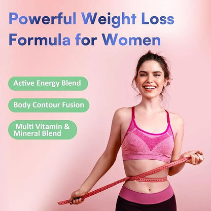 Collagen Burn Powder for Women - Weight Loss Supplements for Belly Fat Burning, Metabolism Booster, Designed for Effective...