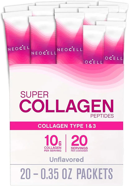 NeoCell Super Collagen Peptides, 10 g 20 Servs, 7 Oz.