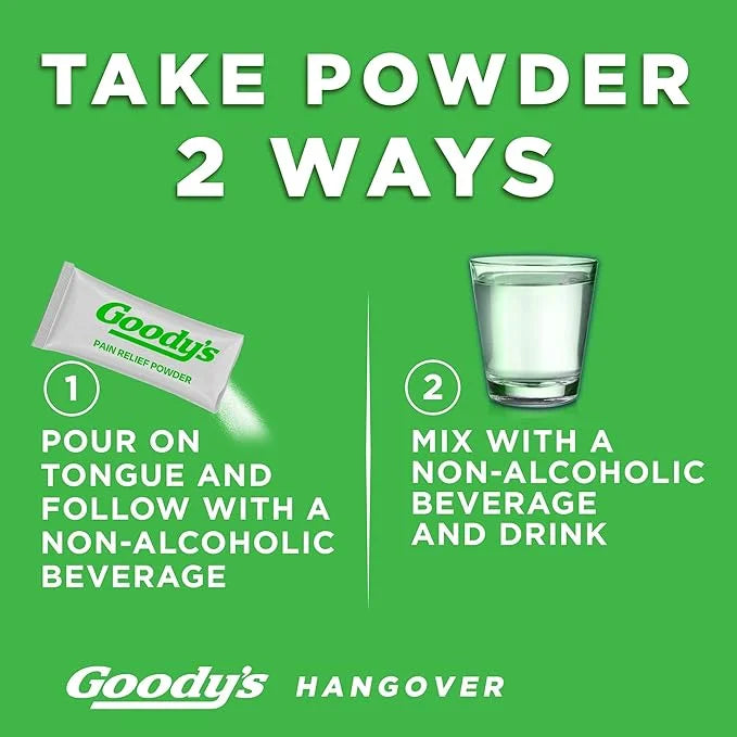 Goody's Hangover Powders, Fast Pain Relief & Boost of Alertness Berry Citrus, 4 ct (Pack of 1) - Product Image