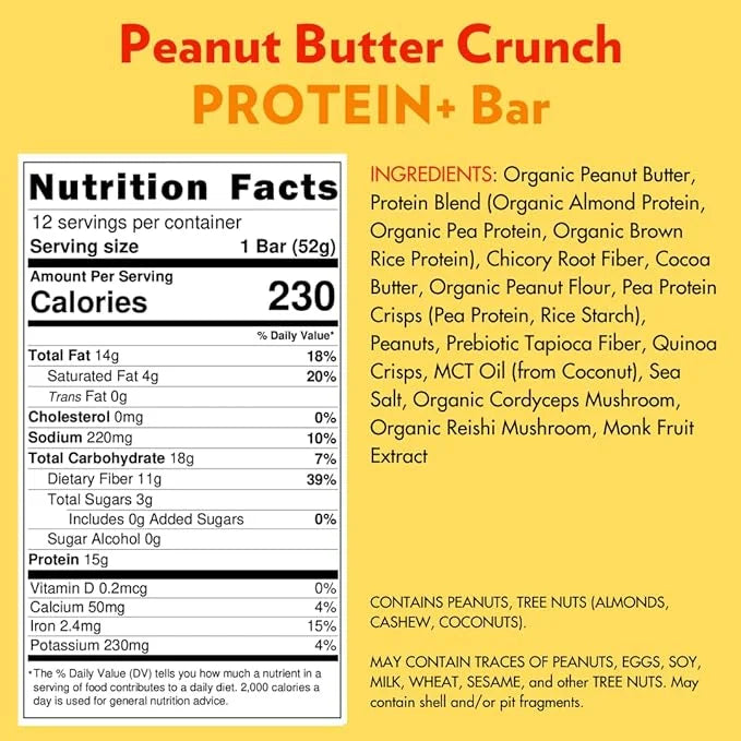 Vegan Keto Plant Based Protein & Fiber Bars by B.T.R. - Low Carb & GF | 6 Bars | Free of Sugar Alcohols, Dairy, Soy and Bo...