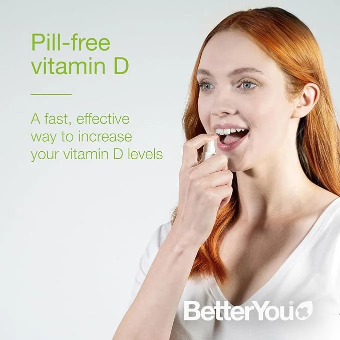 BetterYou D3000 Vitamin D Oral Spray - Convenient Alternative for Tablets - Promotes Strong Bones, Teeth and Immune System...