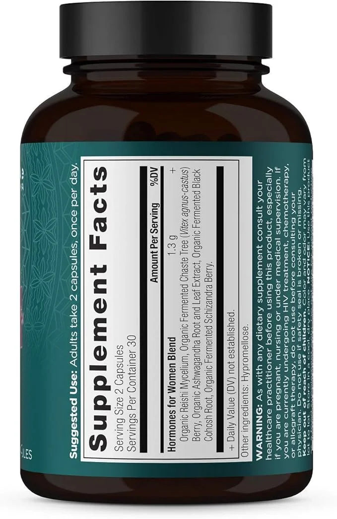Ancient Nutrition Women's Hormones, Helps Reduce Stress, Supports Energy, Hormone Balance, Gluten Free, Paleo and Keto Fri...