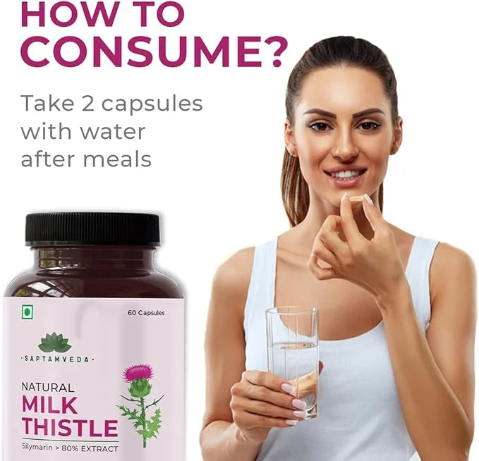 Natural Milk Thistle Extract with 1000mg(60 Capsules 1)