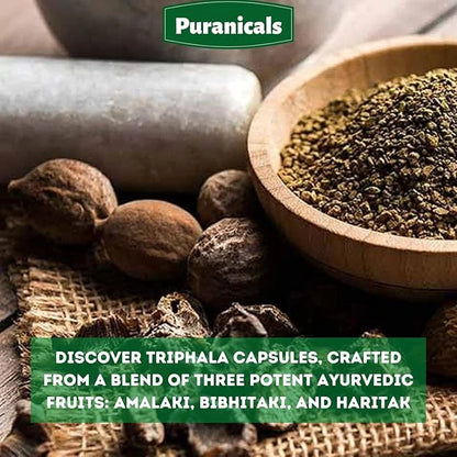 Triphala Premium 320 Capsules Non-GMO and 600 mg