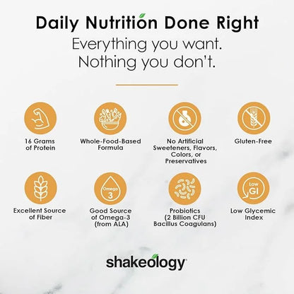 shakeology Vegan Protein Powder, Gluten Free, 30 Servings