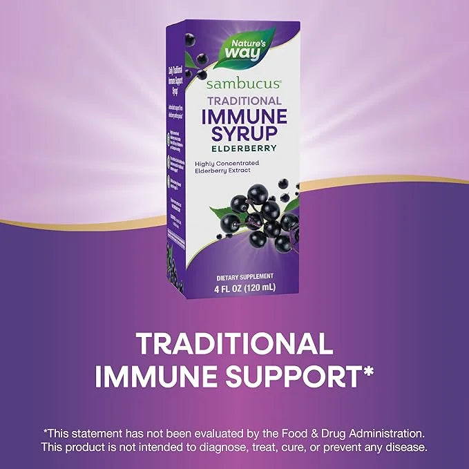 Nature’s Way Sambucus Elderberry Traditional Immune 4 Fl
