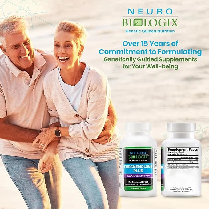 Pregnenolone Plus - Optimal Pregnenolone Supplement for Women to Support Energy, Mood & Mental Clarity - Promotes Mitochon...