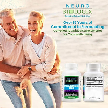 Pregnenolone Plus - Optimal Pregnenolone Supplement for Women to Support Energy, Mood & Mental Clarity - Promotes Mitochon...