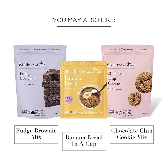 Stellar Eats Grain-Free Baking Mix | Gluten-Free, Dairy-Free, Plant-Based, Paleo-Friendly | Fluffy & Moist | Sweetened wit...