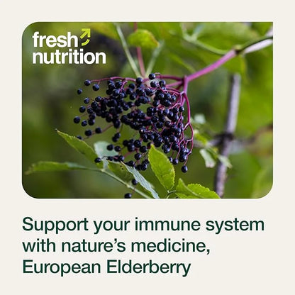 Elderberry Immune Support – Strongest DNA 1800mg Sambucus