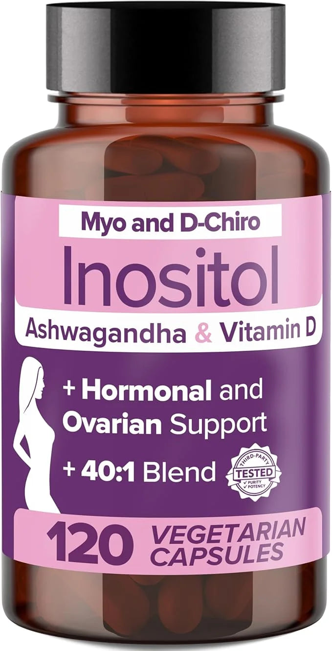 Intimate Rose Myo-Inositol & D-Chiro Inositol Supplement - Hormone Balance & Ovarian Support for Women - Ideal 40:1 Ratio,...