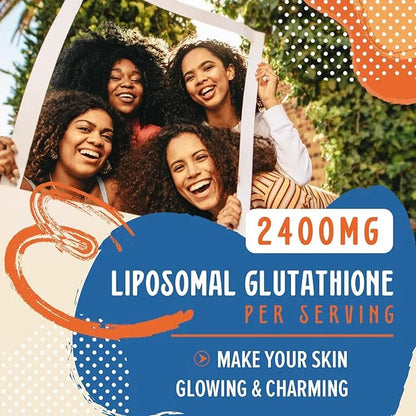 2400MG Liposomal Glutathione, Reduced L-Glutathione, Glutathione 480 Softgels