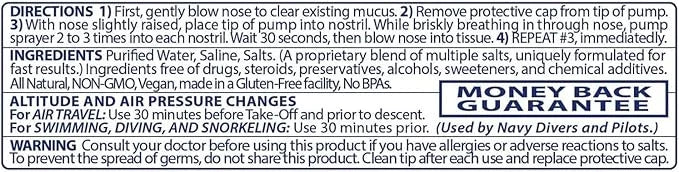 Preservative-Free Sterile Nasal Spray for Children 245 Sprays 34 ml 1)