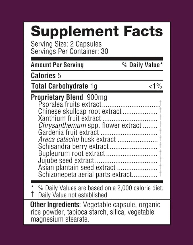 AllerDx Natural Herbal Seasonal Support Supplement 60 Capsules