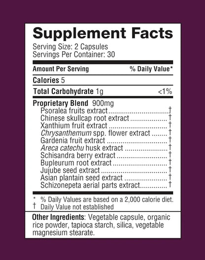 AllerDx Natural Herbal Seasonal Support Supplement 60 Capsules