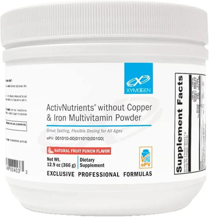 XYMOGEN ActivNutrients without Copper & Iron (12.9 oz)
