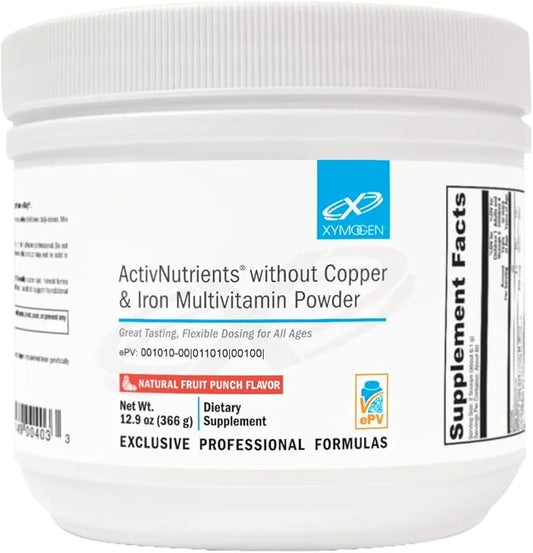 XYMOGEN ActivNutrients without Copper & Iron (12.9 oz)