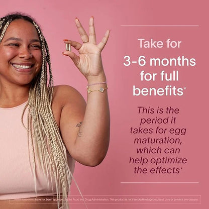 Fertility + Egg Health | Fertility Booster | Ovarian Health, Egg Quality, Ovulation & Healthy Conception Support | CoQ10, ...