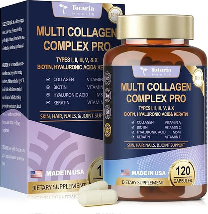 18-in-1 Collagen Pro with Hyaluronic Aicd, 120 Caps
