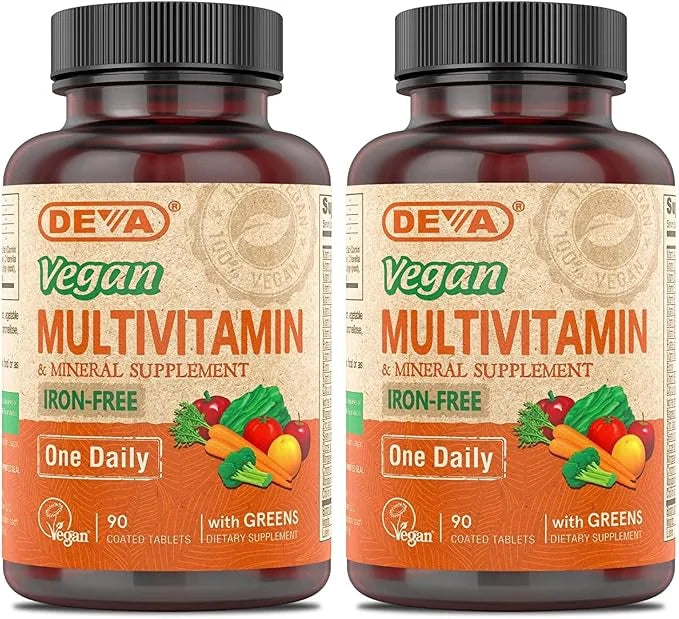 DEVA Vegan Multivitamin and Mineral Supplement 90 Coated 2)