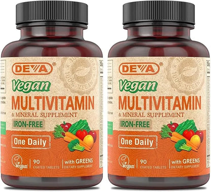DEVA Vegan Multivitamin and Mineral Supplement 90 Coated 2)