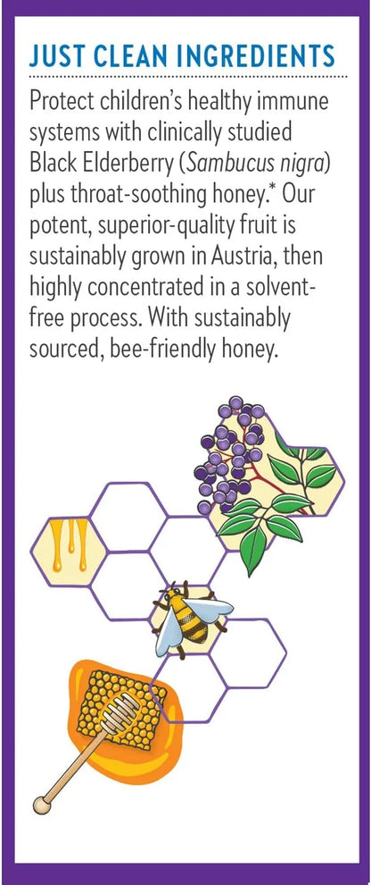 New Chapter Elderberry Kids Syrup, Advanced 2+, 64x 64x Concentrated 4 Fl